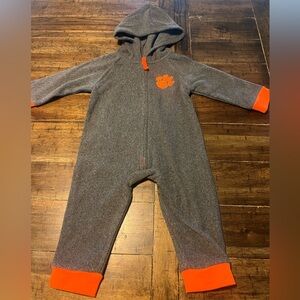 Clemson fleece baby clothes